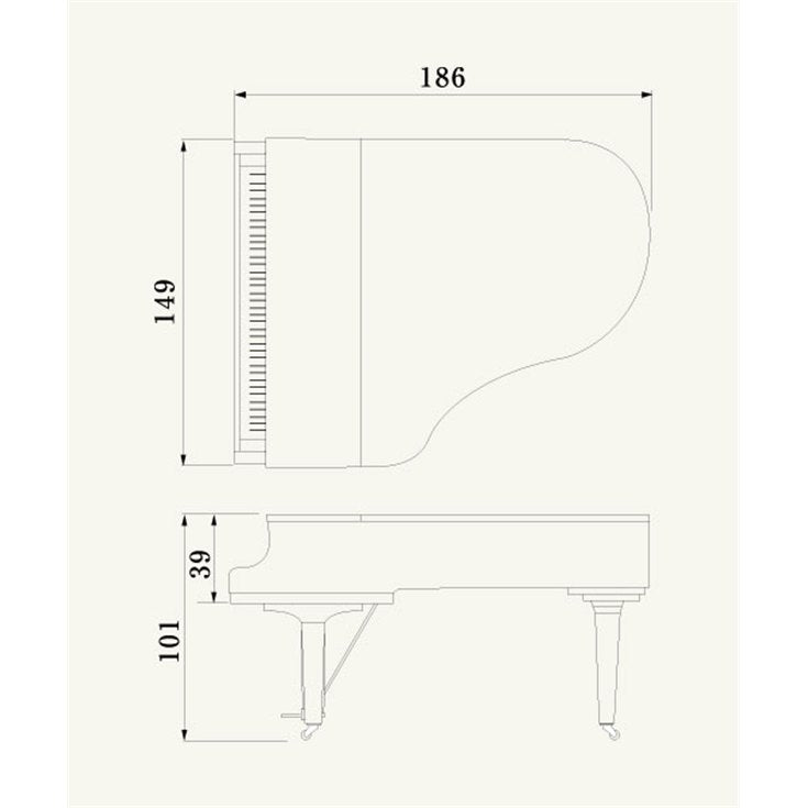 Flügel Yamaha C3X